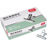 彩盒装银色弹簧夹型号：2105
