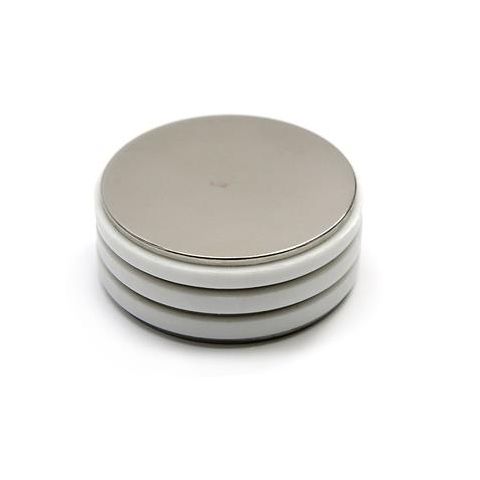 宁波磁铁厂家提供光学摄像头用磁铁N40H 镀镍 D8*3.5mm